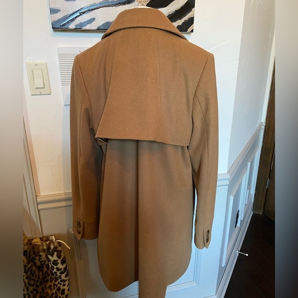 Kristen Blake Camel 60% Wool Coat, Size 10 - Picture 3 of 12